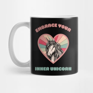 Embrace your inner unicorn - a cute unicorn Mug